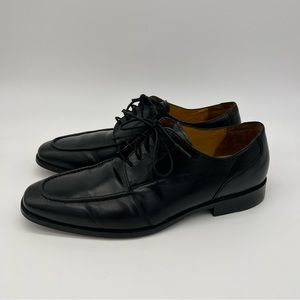 Cole Haan NikeAir Outsole Black Oxford Shoes C07671 Lace Up Apron Toe
